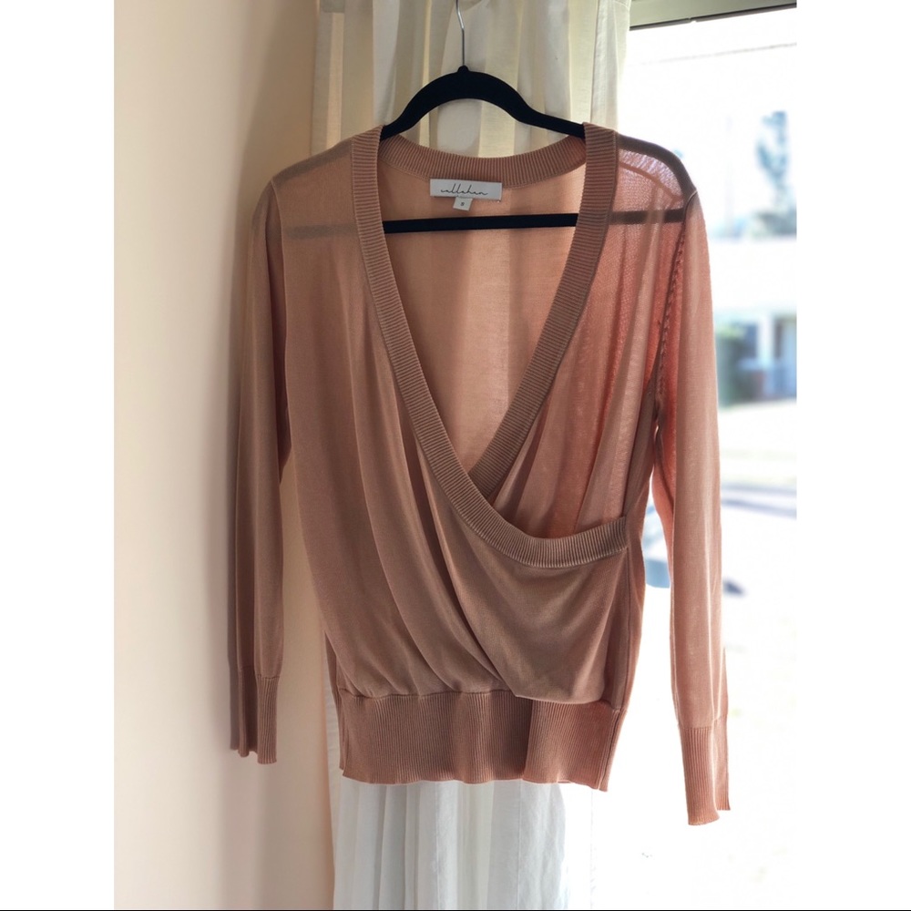 Callahan Deep V wrap sweater